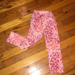 Patterned skinny jeans